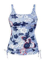 Anita Bademode Alassio blau/weiß tankini top