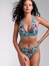 Marlies Dekkers Forbidden Fruit blau/print push up bh